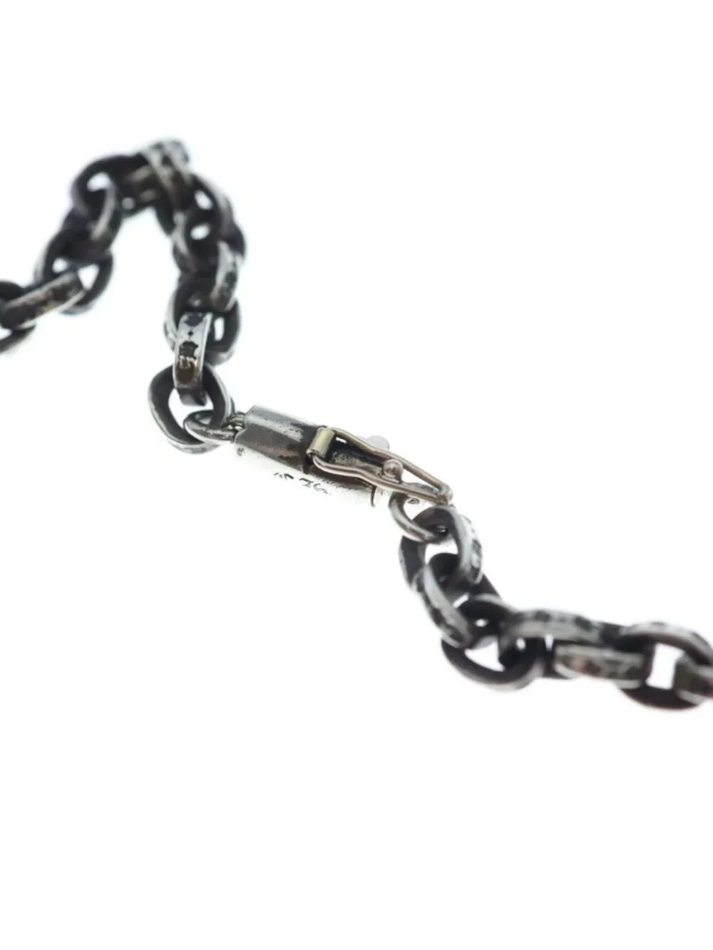 Chrome Hearts Paper Chain 18 Necklace Silver